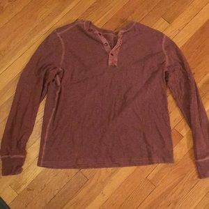 Jcrew Henley Dark Red Medium